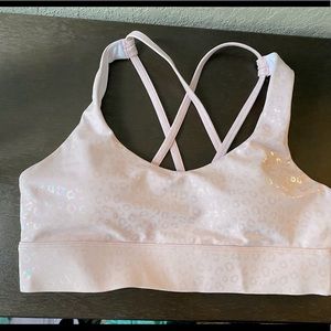 Zyia pink leopard unicorn bra Medium